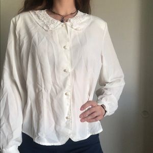 Vintage Impressions Button Blouse